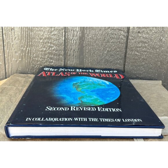 The New York Times Atlas Of The World Second Revised Edition Hardcover 1981 - Picture 2 of 16